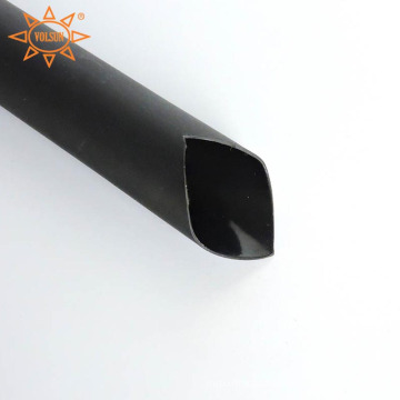 Halogen-free dual wall heat shrinkable tube with adhesive